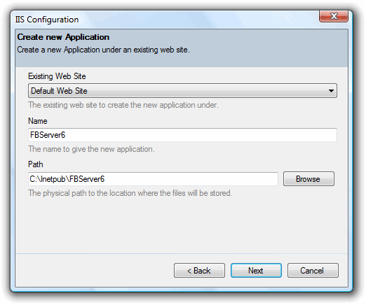 Configuration_Create_Application