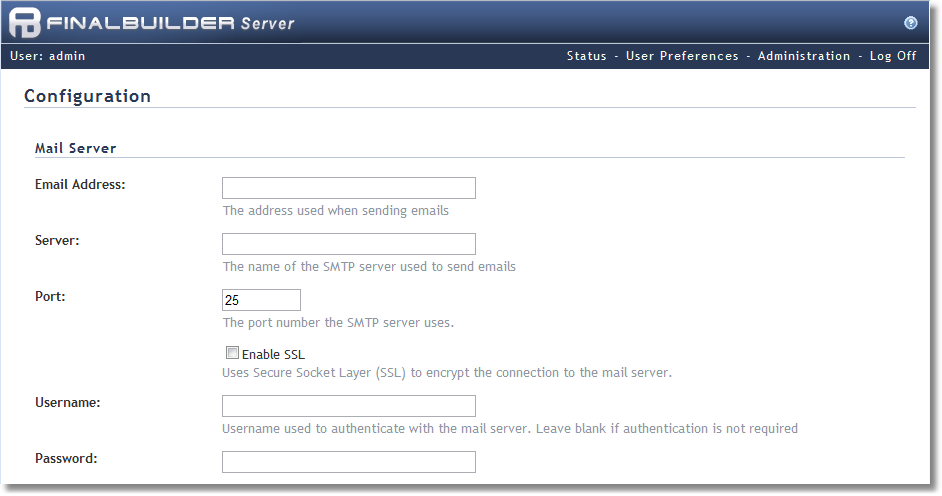 ConfiguringTheBuildServer