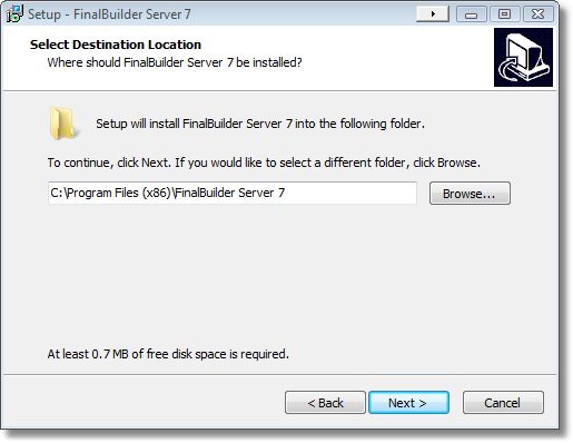 Installer_Destination